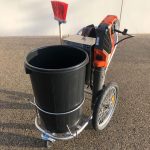 Chariot de balayage EC90SO avec souffleuse